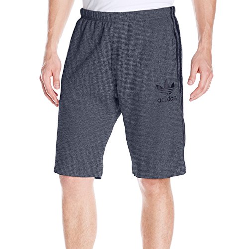 adidas Originals Men's Bottoms Adicolor Drop Baggy Shorts, Mystery Blue, Large