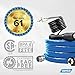 Camco 12-Ft Heated Water Hose for RV - Water Line Freeze Protection Down to -20°F/-28°C - Features Energy-Saving Thermostat & Includes Adapter for Connection to Either End of Hose (22910)