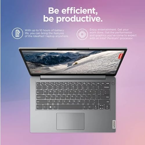 Lenovo 2023 Newest Ideapad 14 Inch Student Laptop, Intel Pentium Silver N5030 4-Core, Up To 3.1 Ghz, 4Gb Ram, 256Gb Storage, 1 Year Office 365, Wifi6, Webcam, Bluetooth, Windows 11 #TOP2