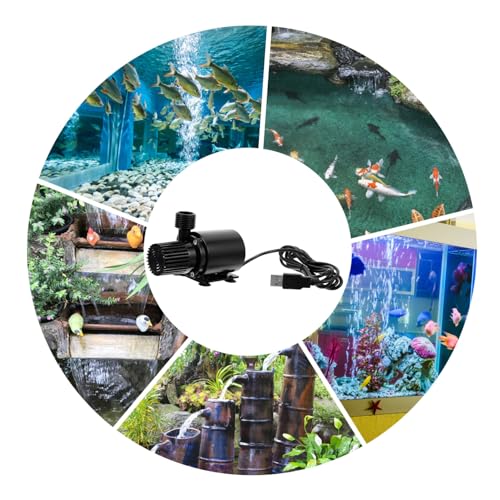 Bomba sumergible USB para dispensador de agua de mascotas miniatura 6