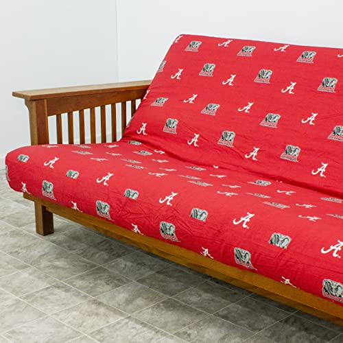 College Covers Everything Comfy Texas Tech Red Raiders Futon Cover, Full (54" x 76" x 6") Size Fits 6" and 8" Mats - Thumbnail 6