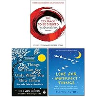 Courage To Be Disliked, The Things You Can See Only When You Slow Down, Love For Imperfect Things [Hardcover] 3 Books Collection Set