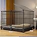 YPDOPORA Small Animal Cage, Special Dog Cage for Small Dogs, with Removable Plastic Tray for Home Travel Outdoor Indoor, Easy to Clean,C