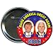 Donald Trump and Mike Pence Round 2016 Campaign Button 4