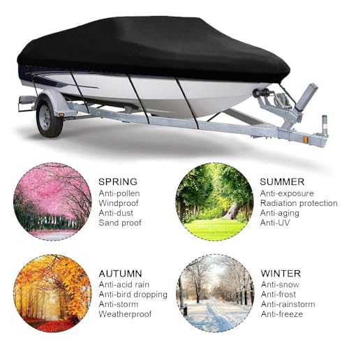 Funda de barco impermeable con costuras selladas térmicamente Oxford 6