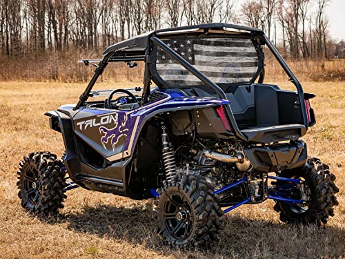 GrilleAdz UTV Tactical Old Glory Flag Rear Window Dust/UV Screen fits Honda Talon (DS-Talon-Tact)