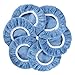 AUTDER 6 Pcs Polisher Pad Bonnet - (7 to 8 Inches) - Buffing Pad Cover Coral Fleece - Car Polishing Bonnet for Car Polisher - Blue