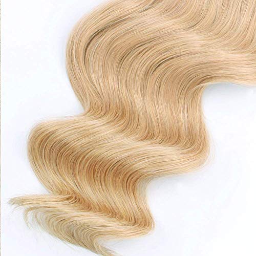 ABH AmazingBeauty Hair Halo Hair Extensions -- Invisible Miracle Wire 100% Remy Human Hair, Dirty Blonde 18, 16 Inch