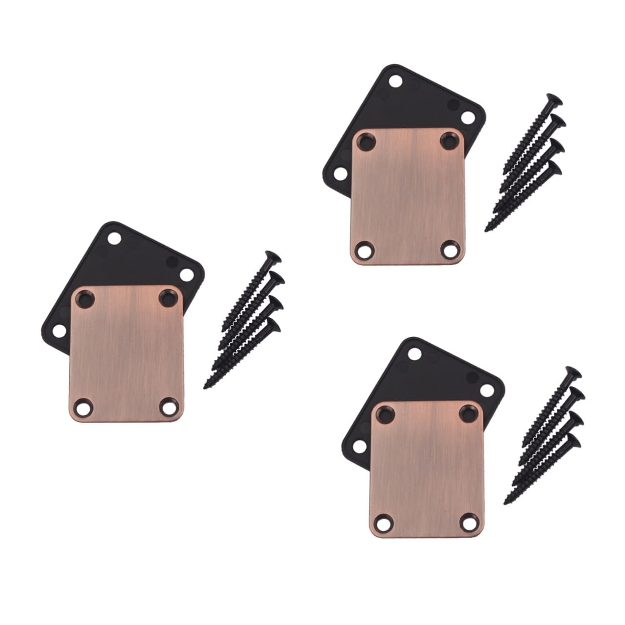 ERINGOGO6 Pcs Guitar Saddle Screw Engraved Neck Plate Custom Neck Plate Guitar Parts Guitar Neck Screws Custom Engraved Guitar Neck Plate Guitar Accessories Tuner Electric Guitar