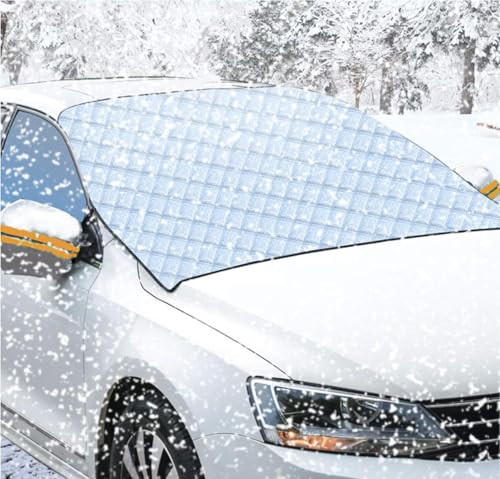 Car Windshield Cover Sun Shade Windscreen Cover Windscreen Protector Sunshade Keep Car Cool Windshield Dust Cover Magnets (Windscreen cover for SUV)