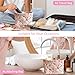 Sunwel Fashion Floral Makeup Bags Coquette Aesthetic Cute Cosmetic Bag for Women Girls
