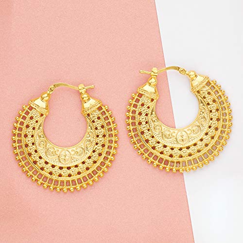 Ross-Simons Italian Embellished Hoop Earrings3
