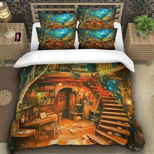 Housse de couette zippée pour empêcher la couette de glisser du lit