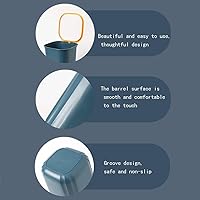 Vista 6 de Botes de basura de plástico, cestas de basura de plástico, cesta de almacenamiento de papel para residuos, cubos de baño, cestas de basura