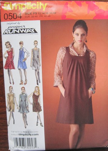 Patron Simplicity 0504 Project Runway pull avec lignes d'ajustement Petite P5 - 2