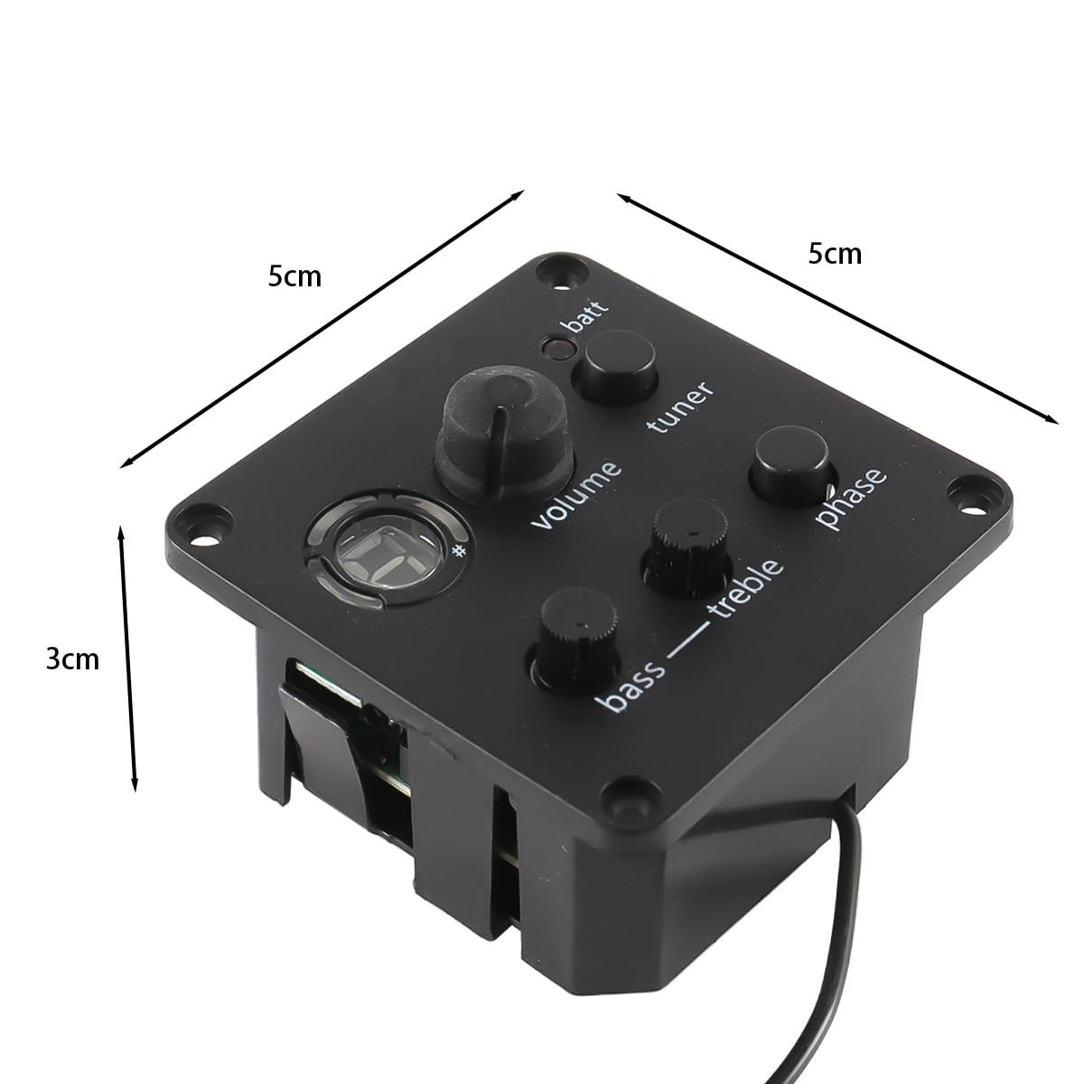 Juego de pastillas para guitarra acústica, preamplificadores, ecualizador de 3 bandas, Fishman ISYS, orificio integrado para guitarra electroacústica clásica, orificio de sonido folk.