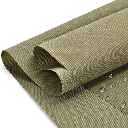 600D Khaki Waterproof Upholstery Fabric
