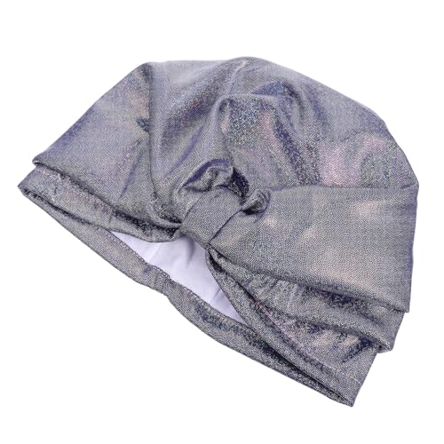 Bonnet de bain cheveux longs en nylon léger imperméable pour éviter le chlore