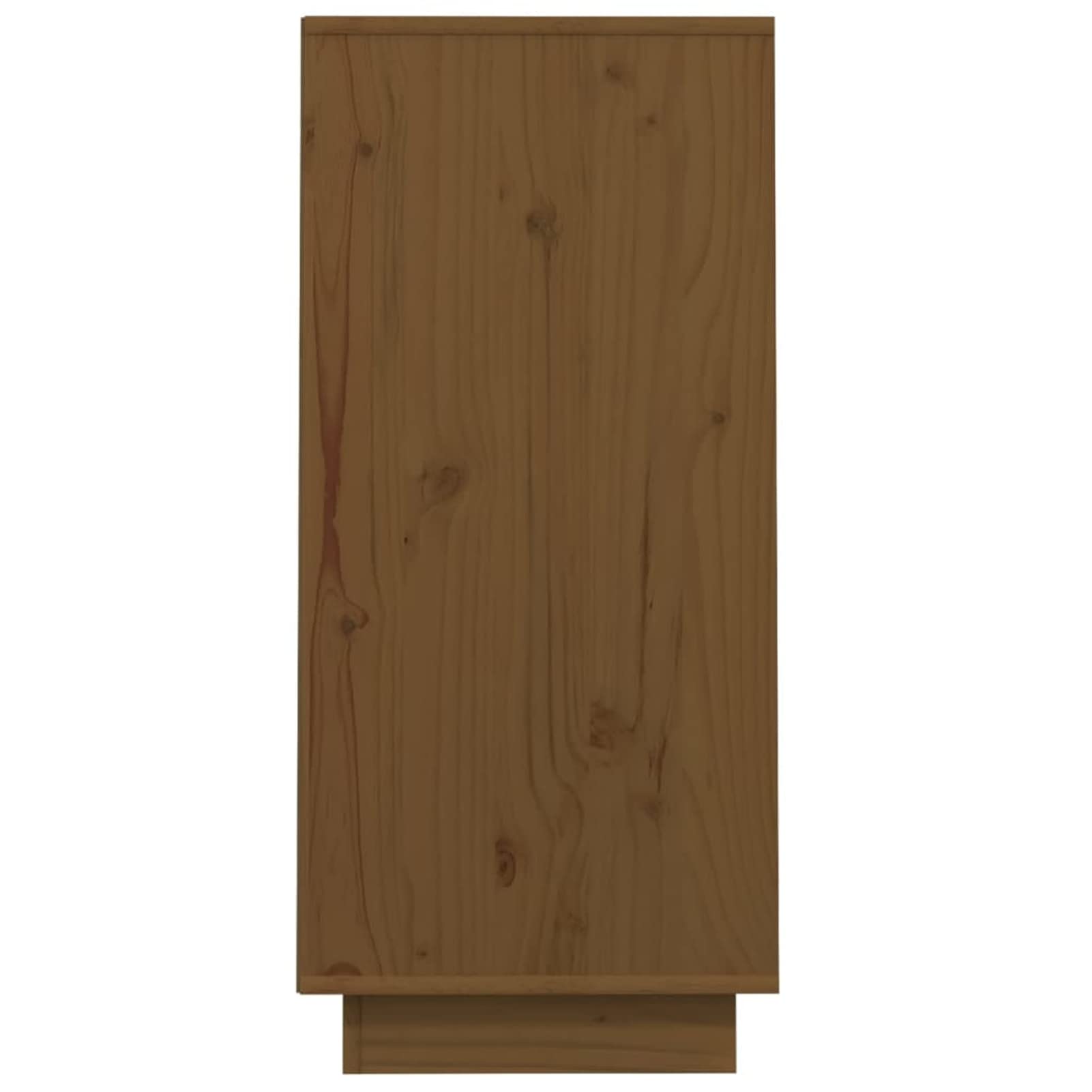 Homgoday Table console d'entrée en bois massif de pin marron miel 60 x 34 x 75 cm