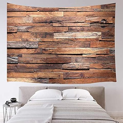 JAWO Wooden Tapestry Wall Hanging Cover