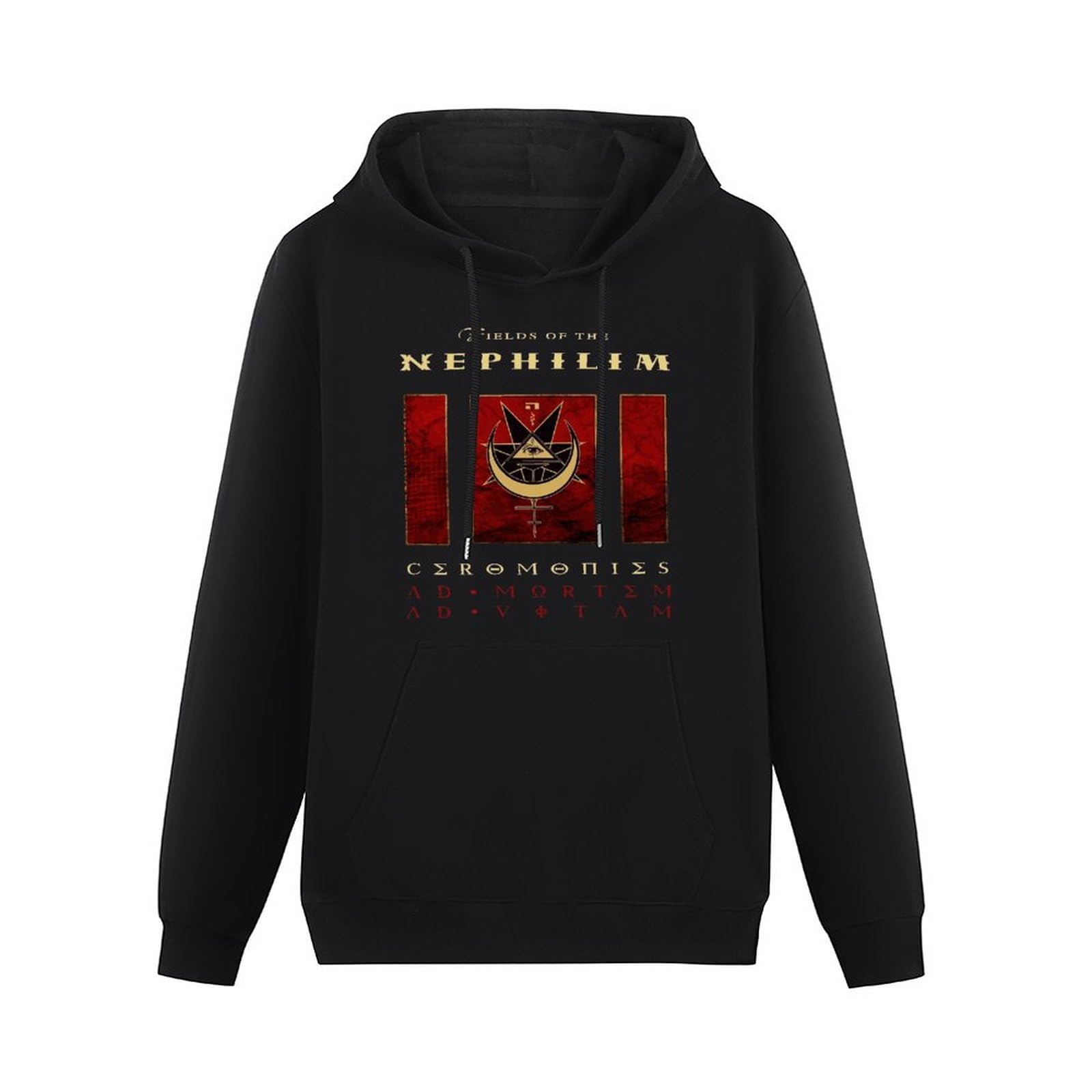 TANYOUPIN Mens O Neck The Fields Of Nephilim Hoodies Black XXL