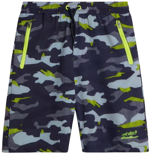 Eddie Bauer Boys' Active Shorts - Quick Dry Athletic Shorts - Hybrid Mesh Performance Shorts for Boys (2-16)