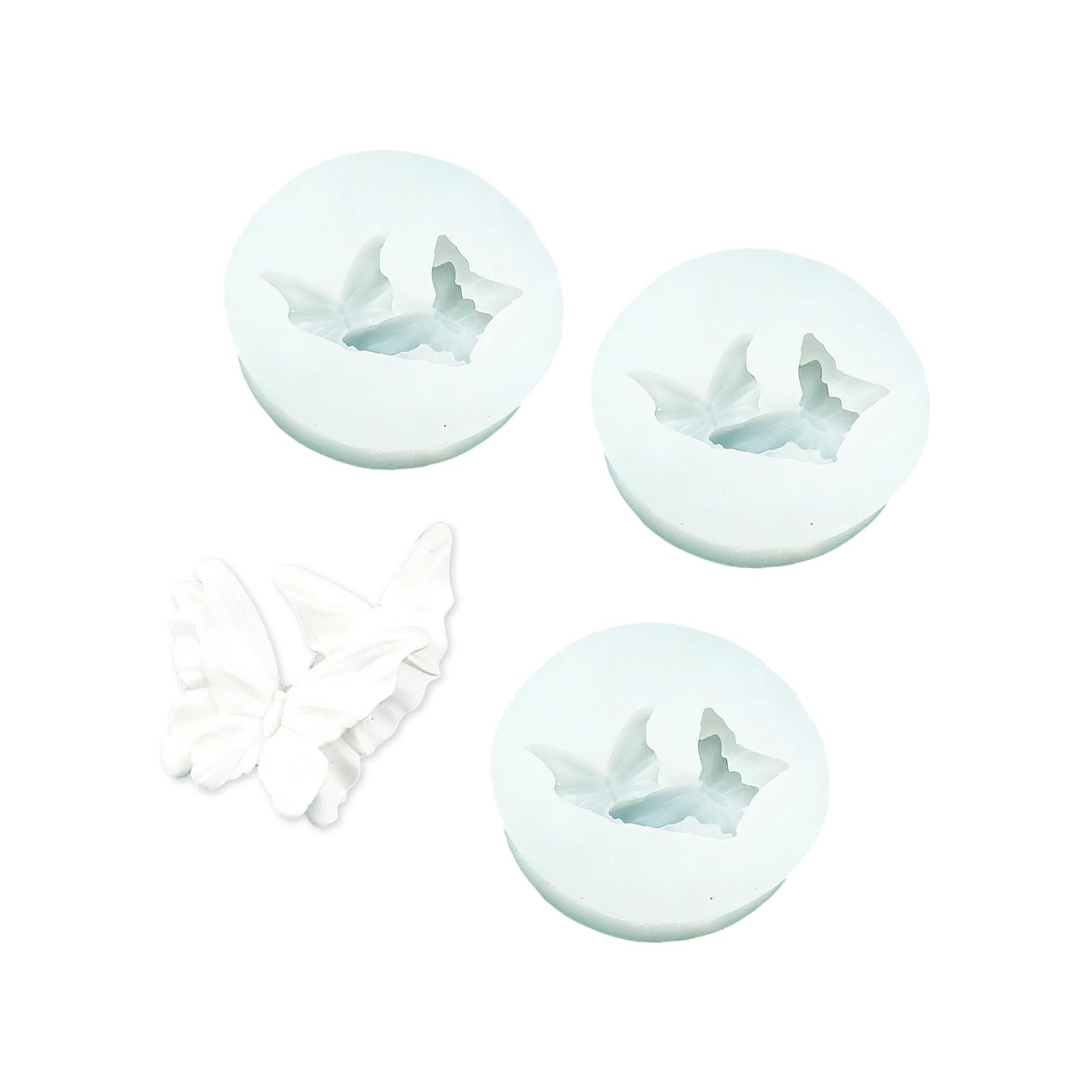 Oxxggkao Multipurpose Silicone Butterfly Molds for Cake Baking Chocolate Fondant Flexible Easy Demold Elegant Design Dishwasher Safe Homes Silicone Baking Molds
