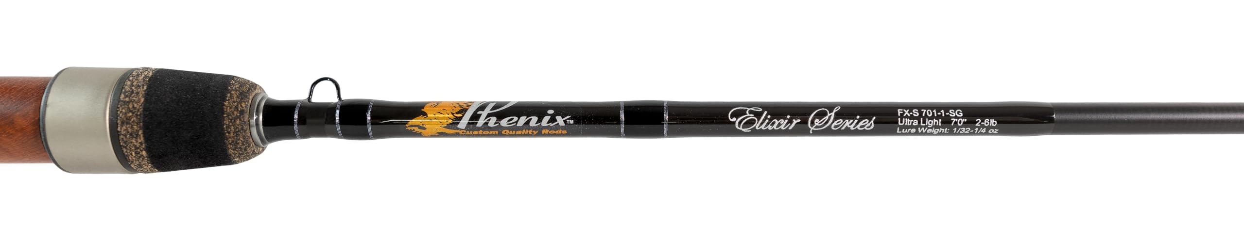 Phenix Rods Elixir Spinning / 2,3 m / 2 szt. / 0,9-2,7 kg Obciążenie żyłki szybkozłączki/waga przynęty 0,9-2,7 kg/prowadnice Essex SIC/niestandardowe siedzisko kołowrotka Phenix