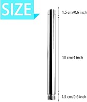 Vista 4 de Brazo de extensión de cabezal de ducha, extensor de cabezal de ducha de 4 pulgadas, brazo de extensión de cabezal de ducha de acero inoxidable