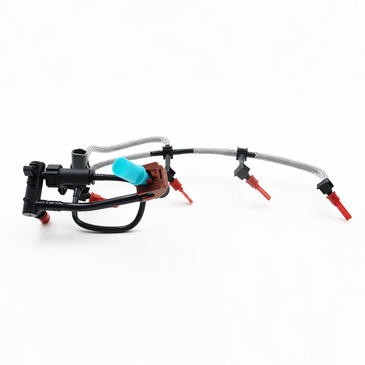 Huba Fuel Leak Off Pipe 4M5Q9K022AG 1521487 - Boquilla de inyección diésel con sensor para CMax Focus Mondeo IV 1,8 Tdci Transit