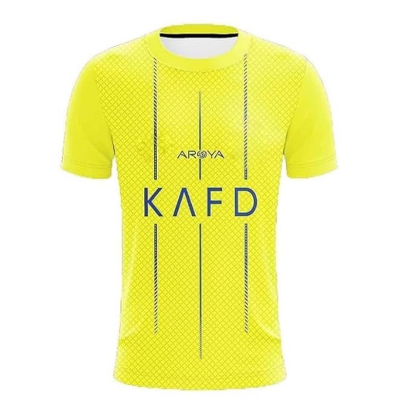 Image of New Ronaldo Jersey Al Nasser 2022 for (Men & Boys)