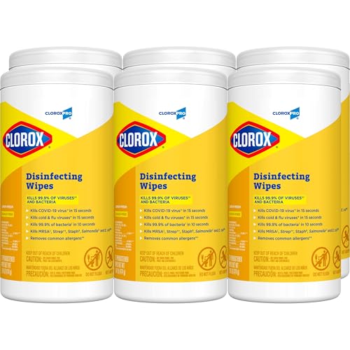 CloroxPro Clorox Disinfecting Wipes Lemon Fresh 75 Count (Package May Vary)