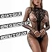 Famstar Sexy Lingerie for Women Naughty Fishnet Lingerie Set Bodysuit Outfits Teddy Babydoll Erotic Mesh Women’s Outfits