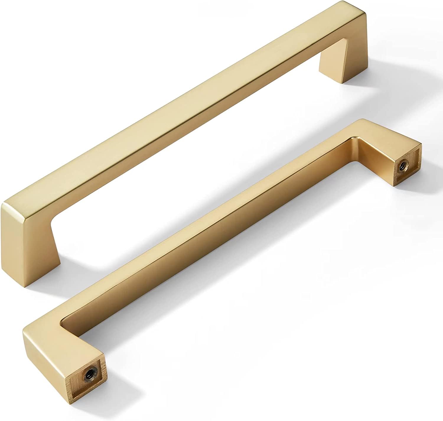 Khtumeware - 265 Matte Champagne Gold Cabinet Pulls CTC 12 in (305 mm) 2 Pack