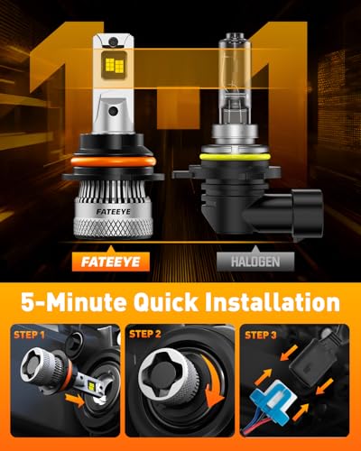 Image of ๐ต๐ฌ๐ฌ๐ณ Fog light Bulb - 80000LM Super Bright Bulb with Fan, ๐๐๐ฑ 200W No Adapter Required, 6500K White, Pack of 2