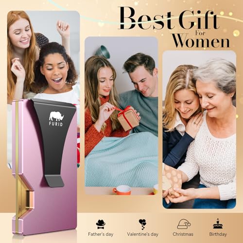 Slim Wallet Women Card Holder: Small Wallet for Women - Minimalist Credit Card Wallet - RFID Metal Wallet4