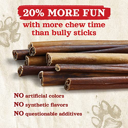Natural Farm Odor-Free Collagen Dog Chews, (12-Inch, 12-Pack), Long Lasting Bully Sticks & Rawhide Alternative Dog Treats, 95% Collagen, High Protein Best Dental Dog Treats thumb #4