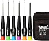 E·Durable Triangle Head Screwdriver Set, Triangle Screws Driver Tool Kit Fix Electronic Toys - for Thomas McDonald's Toy Repair & Battery replacement, in carry pouch (Toy Triangle Driver Set)