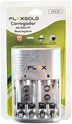 Carregador de Bateria e Pilha AA/AAA/9V Allight