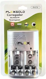 Carregador de Bateria e Pilha AA/AAA/9V Allight