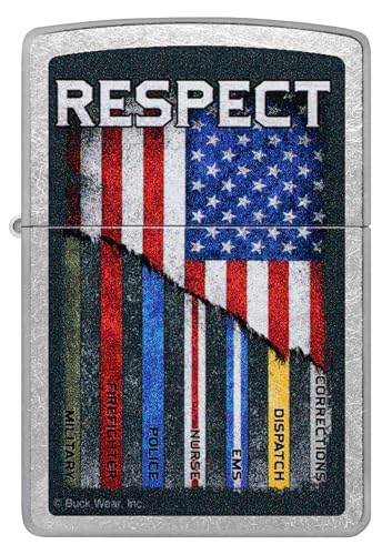 Encendedor Zippo Buck Wear Diseño Street Chrome miniatura 2