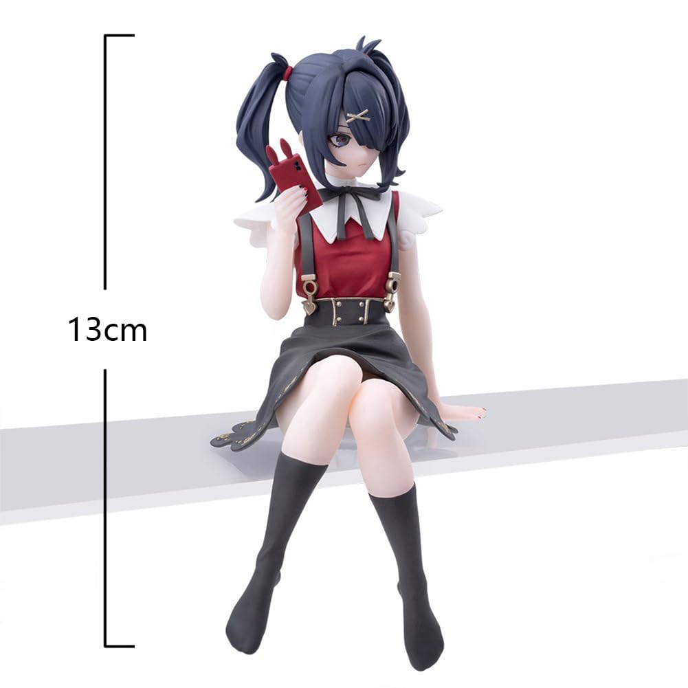 LUNK KAngel Figure AME-chan Anime Illustration Figure Anime Girl Figure Sitting Figurine Desktop Ornaments Collections: Ame-chan 9cm/3.54"
