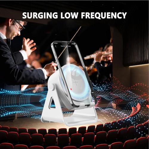 Soporte móvil con altavoz inalámbrico ajustable Gitekain para escritorio 7
