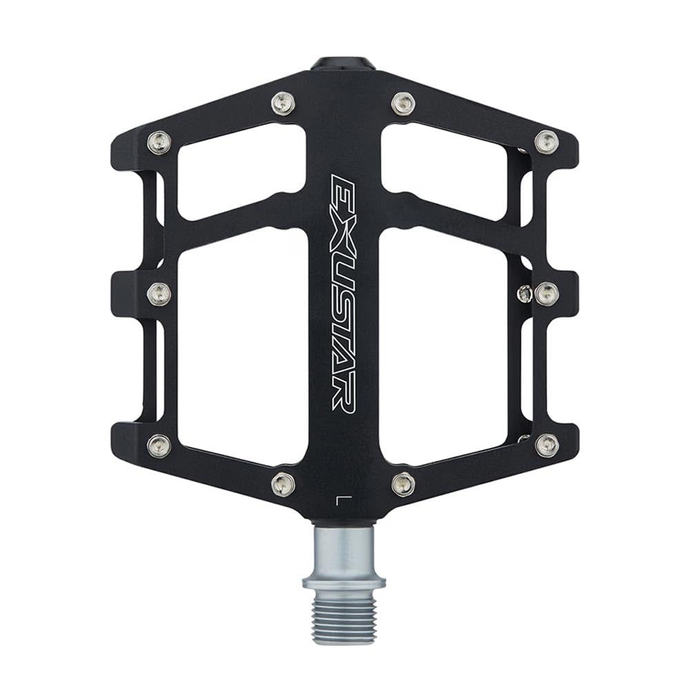 Exustar PB525 CNC Aluminium Pedals BMX Freeride Flat Pedals, 9/16