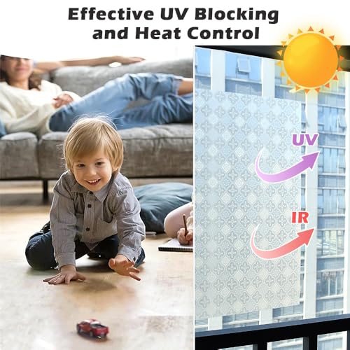 Película Decorativa para Ventana Privacidad 17.72" x157.48" miniatura 3