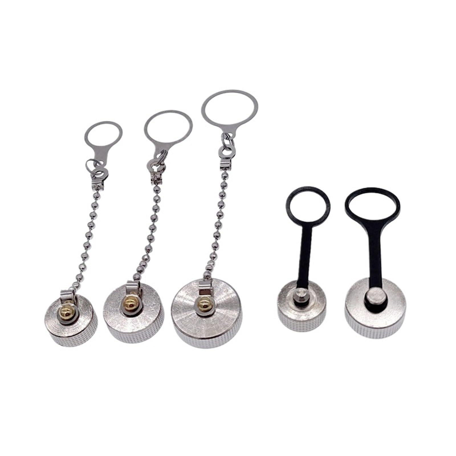 10PCS GX12 GX16 GX20 Connector Cover Waterproof Dust Metal Cap Circular Connector Protective Sleeve Rubber(GX20 Rubber Cap)