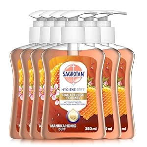 Sagrotan Handseife Manuka Honig 6 x 250ml