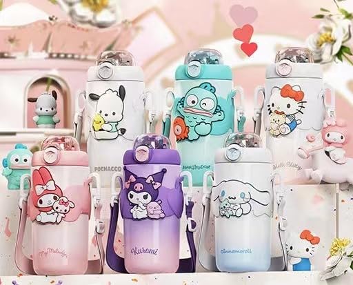 Amazon｜ハンギョドン クロミ 水筒 魔法瓶 子供 贈り物 真空断熱 500ml 