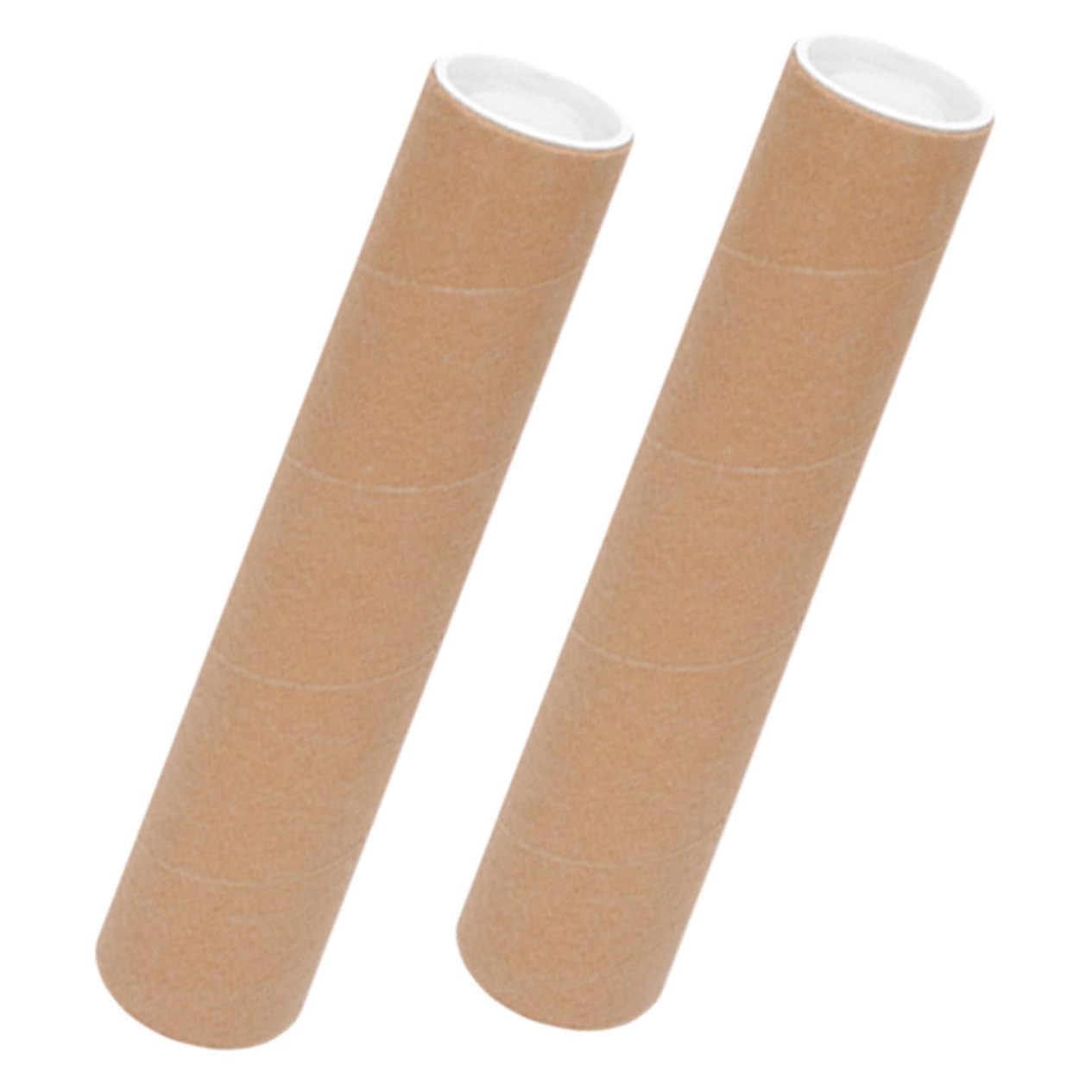 Cabilock Professional 2pcs 3'' x 12'' Heavy-duty Mailing Tube End Caps for Mail Storage