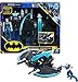 Batman Bat-Tech Flyer mit 2x 10cm Actionfiguren von Batman und Mr. Freeze, inkl. abwerfbarer Granaten